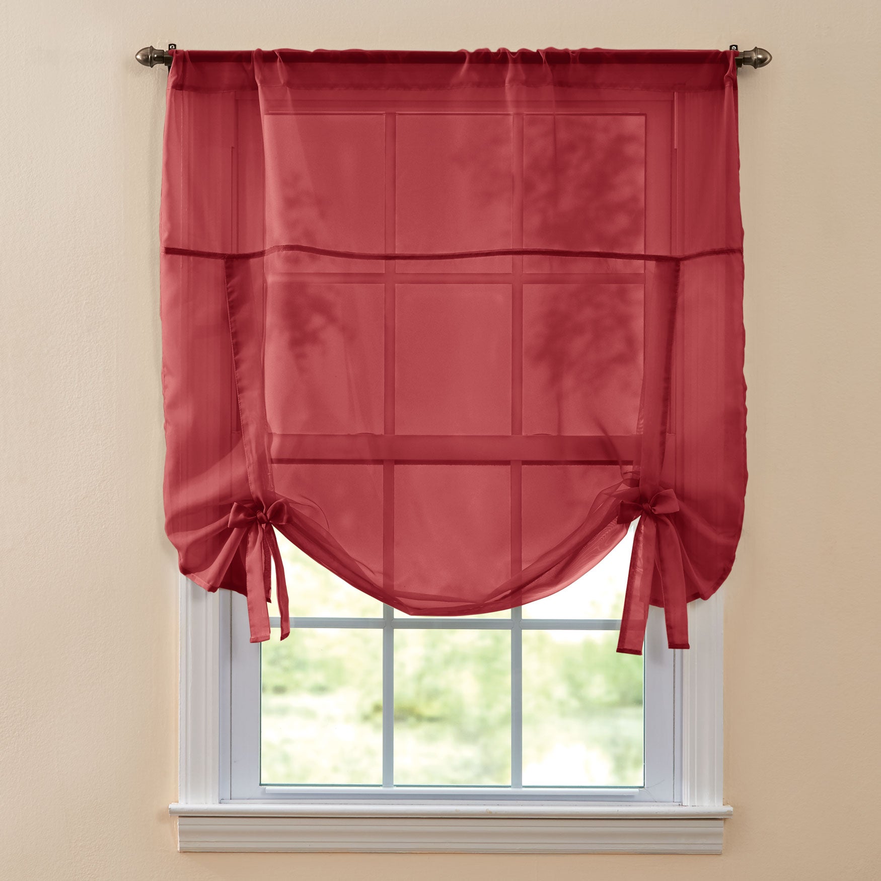 BH Studio Sheer Voile Tie-Up Shade image number 0