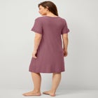 V-Neck Lace Trim Nightgown image number null