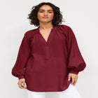 Notched V-Neck Tunic image number null