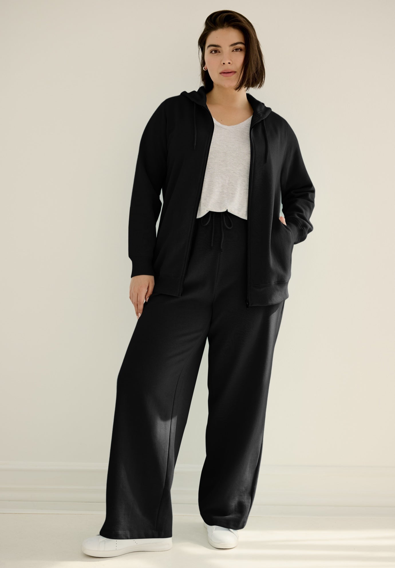 Fleece Zip Up Hoodie image number 0