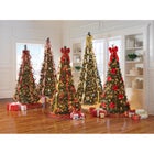 Fully Decorated Pre-Lit 6’ Pop-Up Christmas Tree image number null