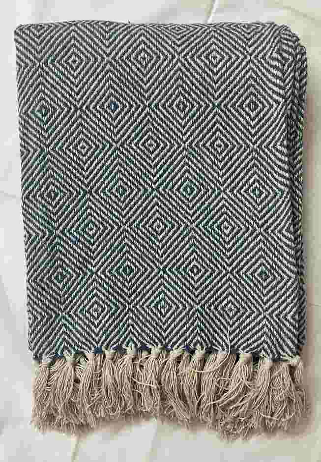 Diamond Woven Throw image number 0