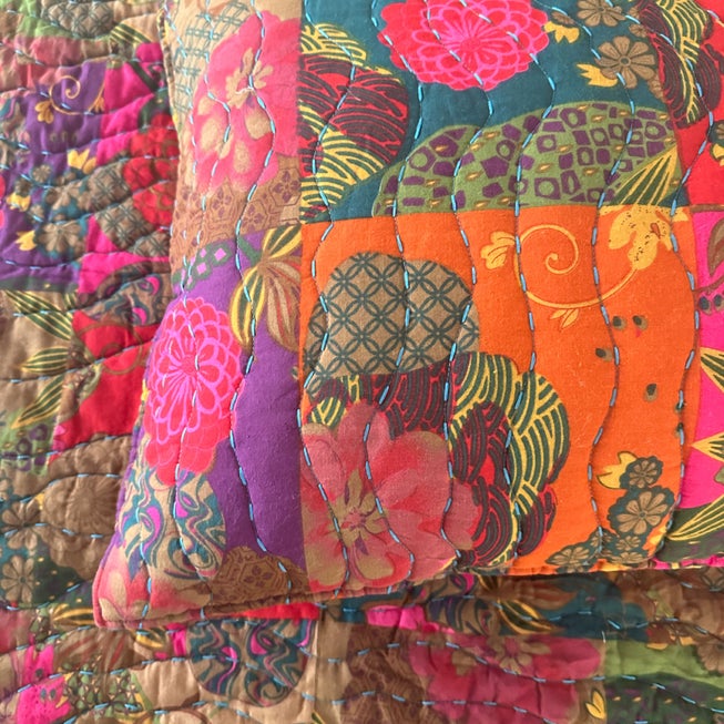 Floral Quilted Sham image number 2