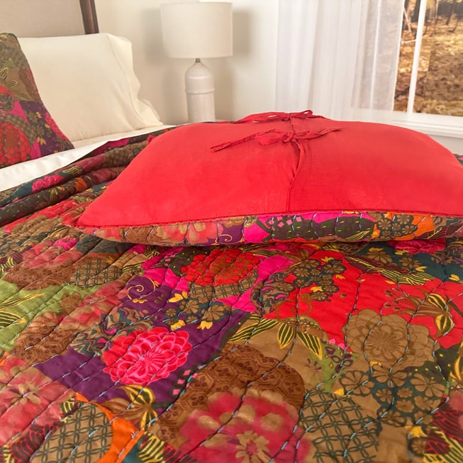 Floral Quilted Sham image number 3