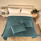 Geo Diamond Velvet Quilt image number null