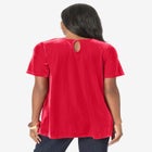 Velour Swing Tee image number null