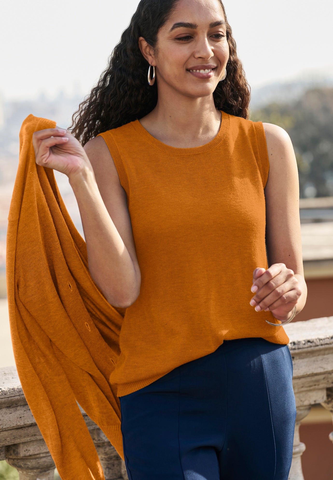 Button Front Cashmere Cardigan image number 0