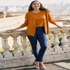 Button Front Cashmere Cardigan image number null