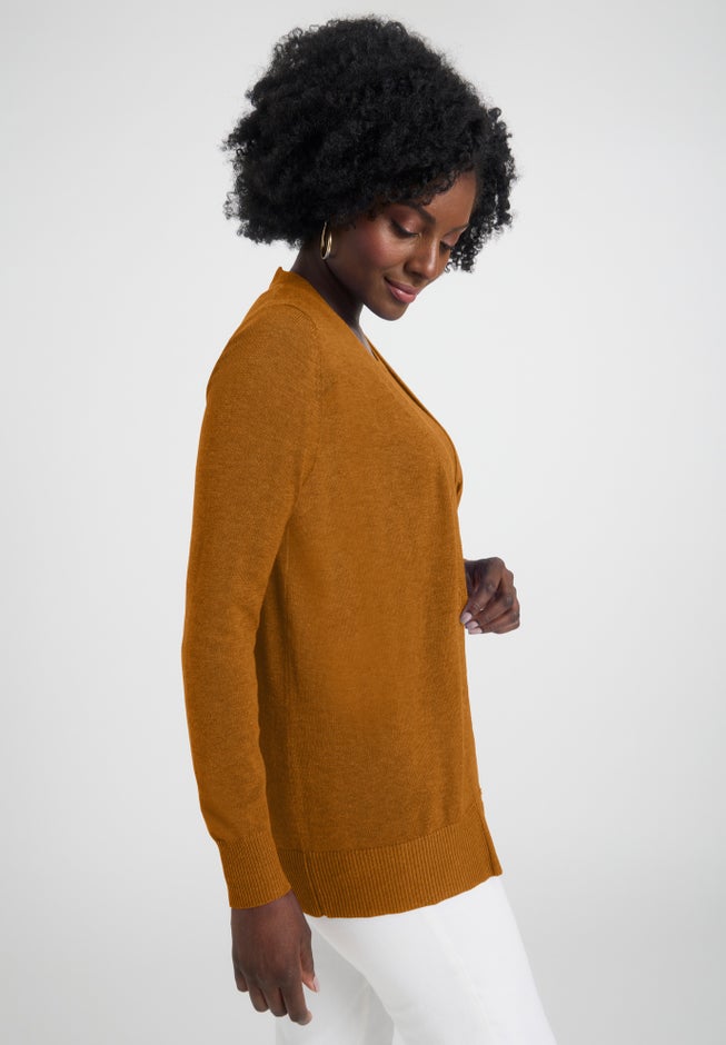 Button Front Cashmere Cardigan image number 3