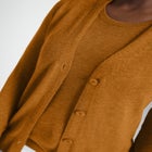 Button Front Cashmere Cardigan image number null