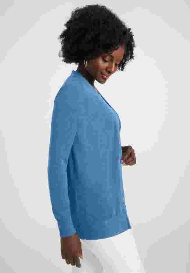 Button Front Cashmere Cardigan image number 2
