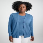 Button Front Cashmere Cardigan image number null