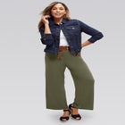 Everyday Stretch Knit Wide Leg Pant image number null