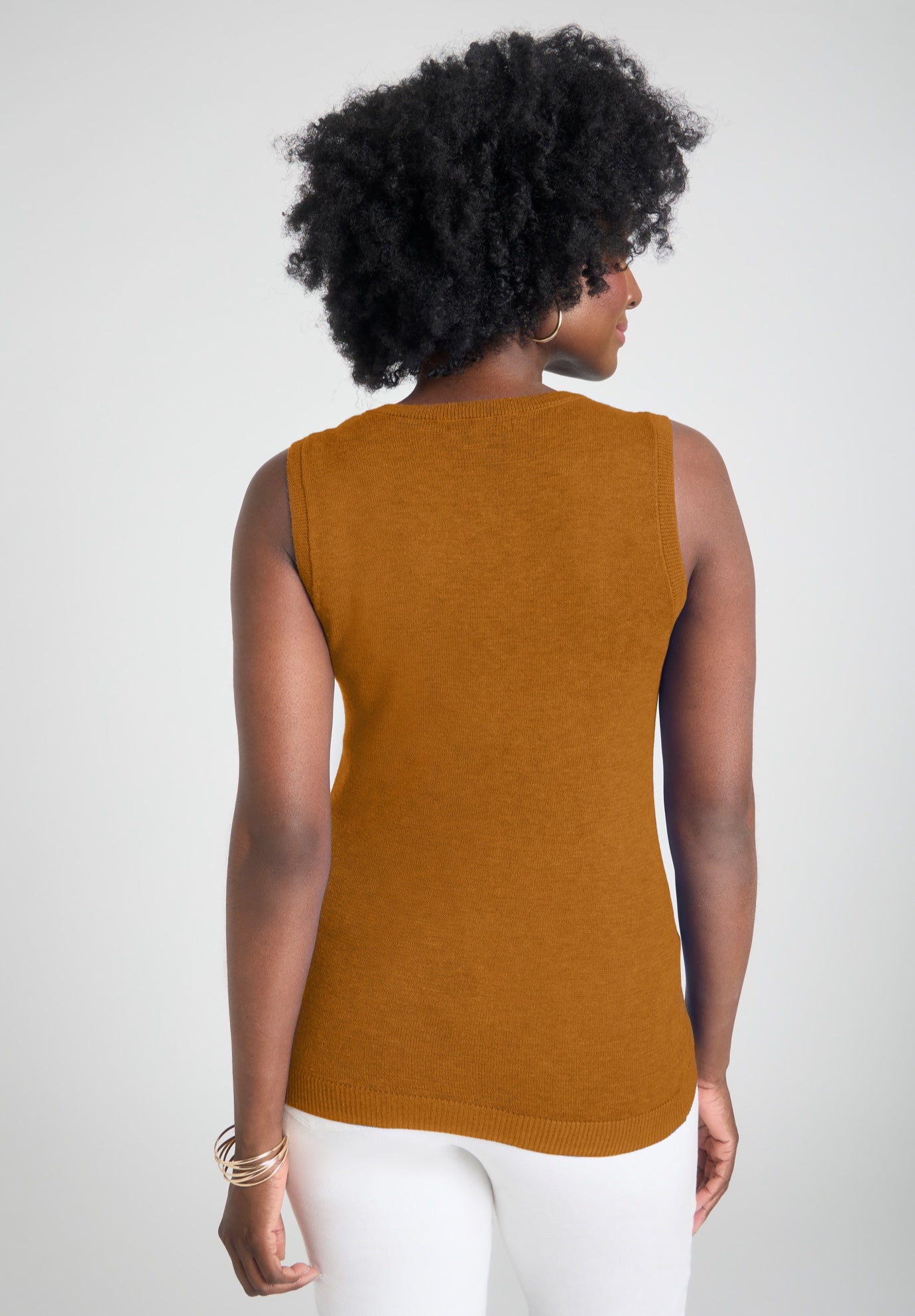 Sleeveless Cashmere Shell image number 1