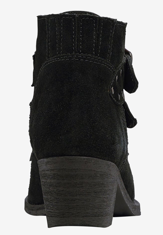Two Buckle Suede Bootie image number null