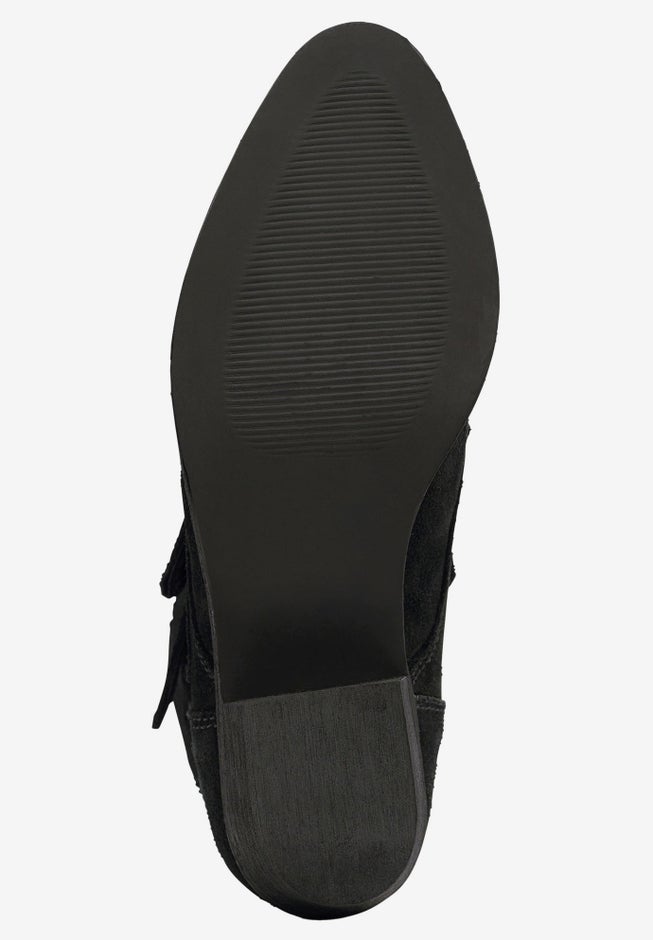 Two Buckle Suede Bootie image number null