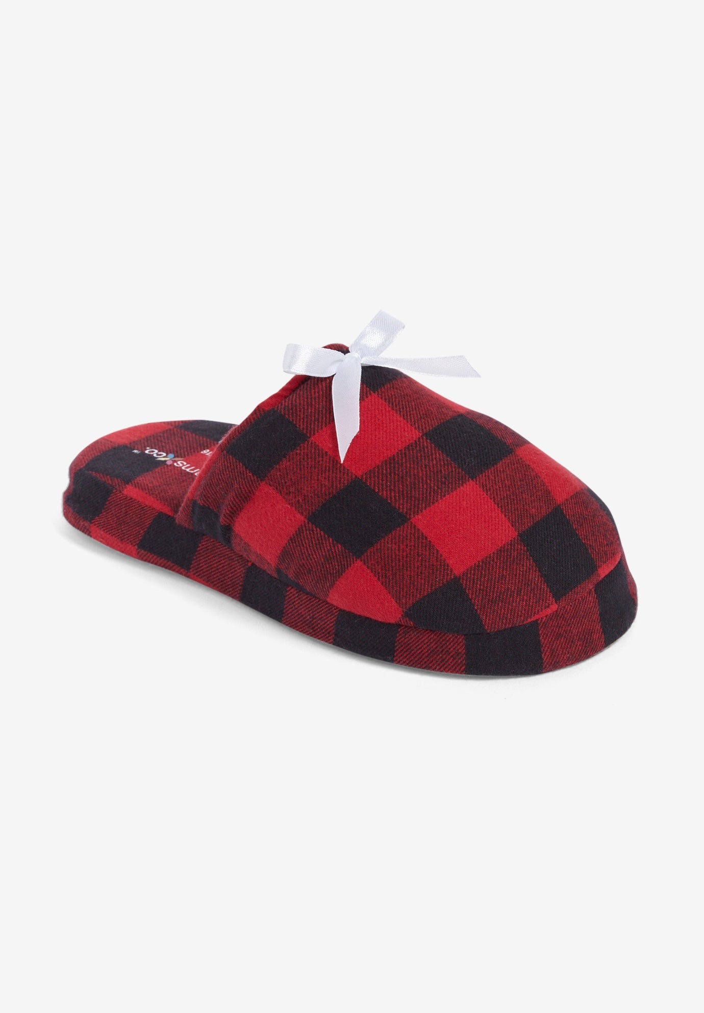 Dreams & Co.&reg; flannel slipper image number 0