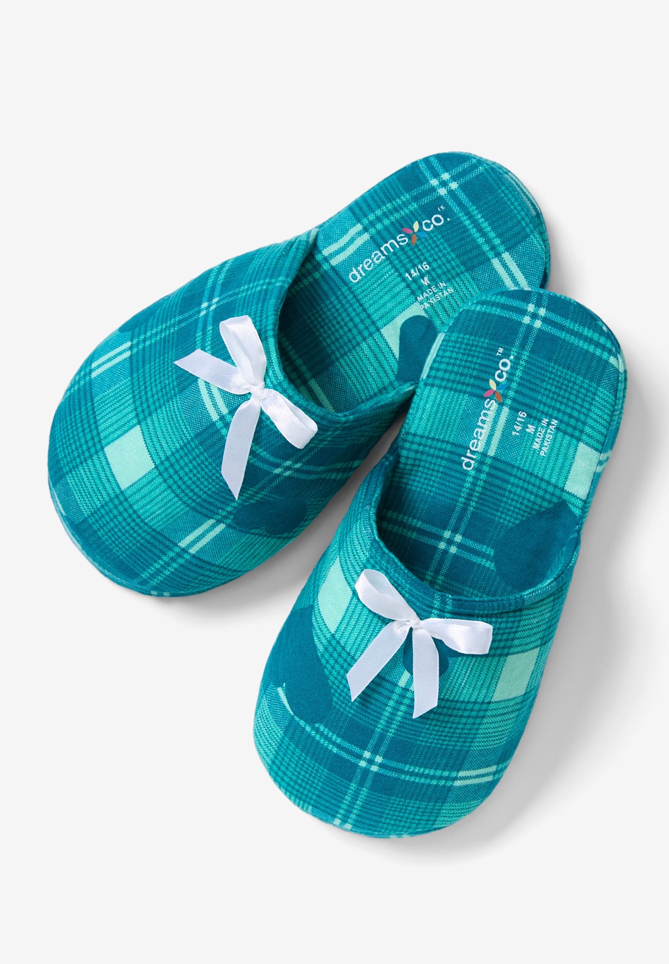 Dreams & Co.® flannel slipper image number 0