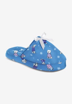 Dreams & Co.&reg; flannel slipper