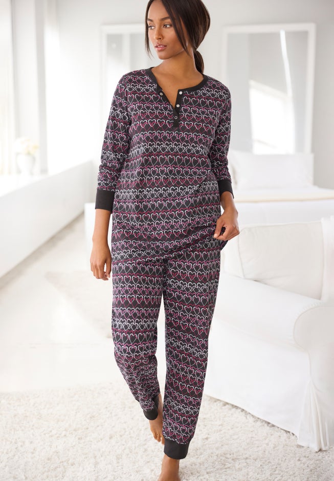 Thermal Henley Pajama Set image number 7