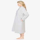 Only Necessities&reg; Fleece Snap-Front Robe image number 2