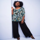 Crew Neck Double Layered Tunic image number null