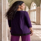 Crew Neck Double Layered Tunic image number null