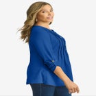 Stretch Pleated Tunic image number null