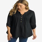 Stretch Pleated Tunic image number null