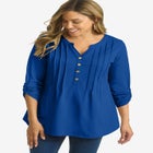 Stretch Pleated Tunic image number null