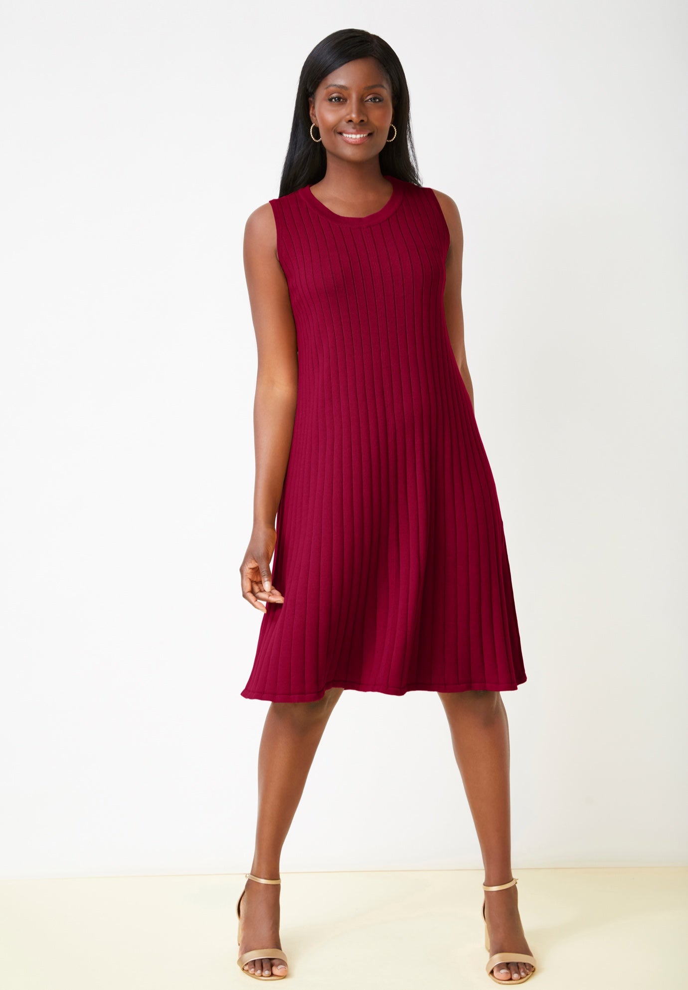 2-Piece Sweater Jacket Dress image number 1