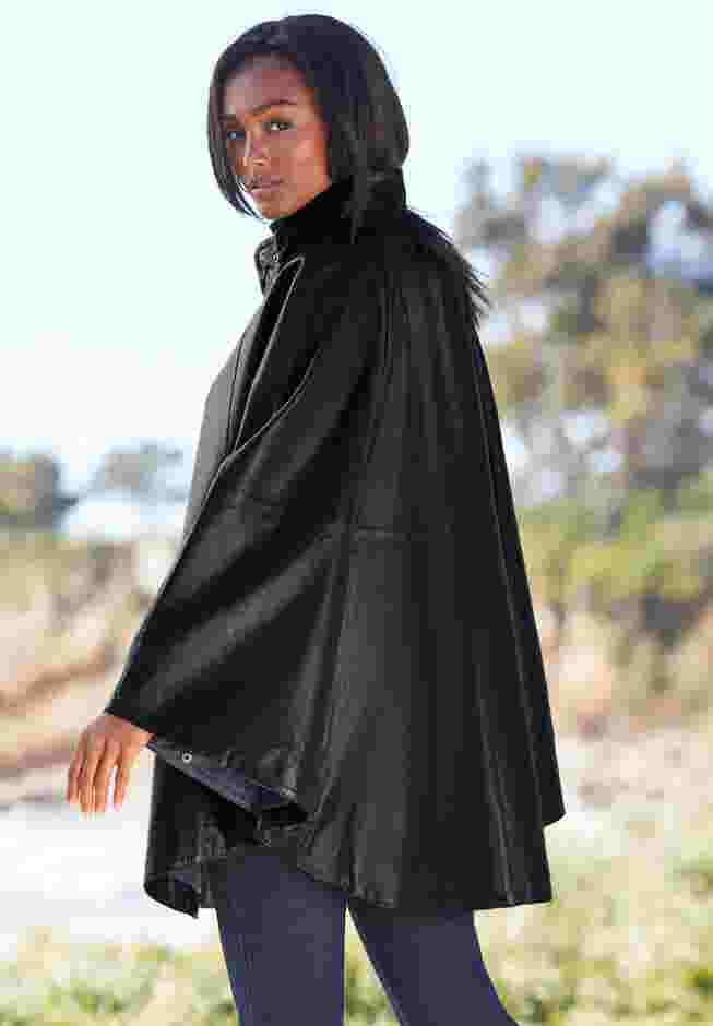 Leather Poncho image number 2