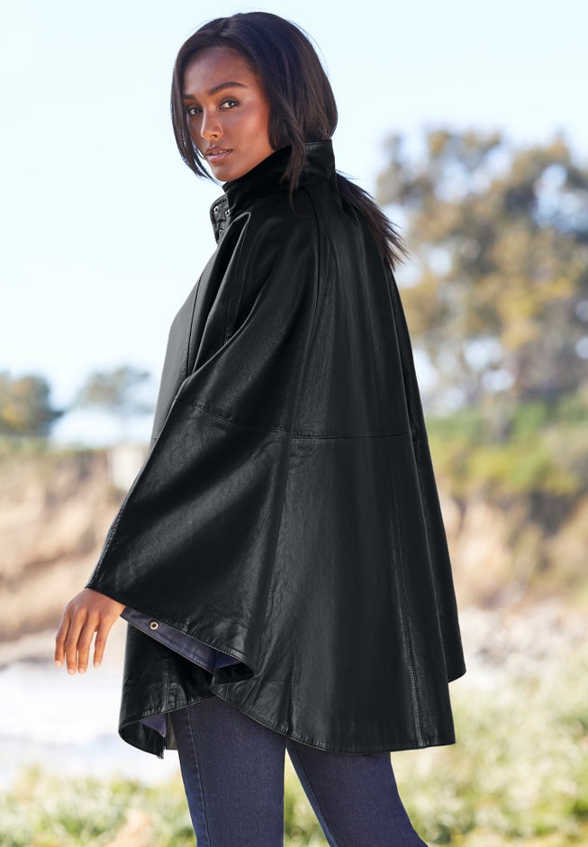 Leather Poncho image number 1