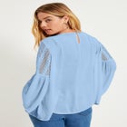 Crochet-Trim Blouse image number null