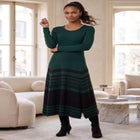 Fit and Flare Sweater Dress image number 0