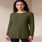 Chevron Fit & Flare Sweater image number 0