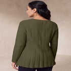 Chevron Fit & Flare Sweater image number 2