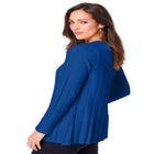 Chevron Fit & Flare Sweater image number null
