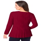 Chevron Fit & Flare Sweater image number null