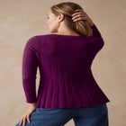Chevron Fit & Flare Sweater image number 1