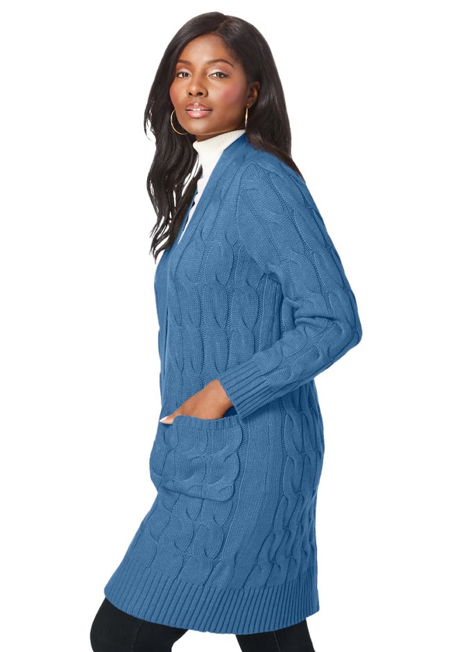 Cable Duster Sweater image number 2