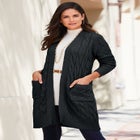 Cable Duster Sweater image number null