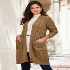 Cable Duster Sweater image number null