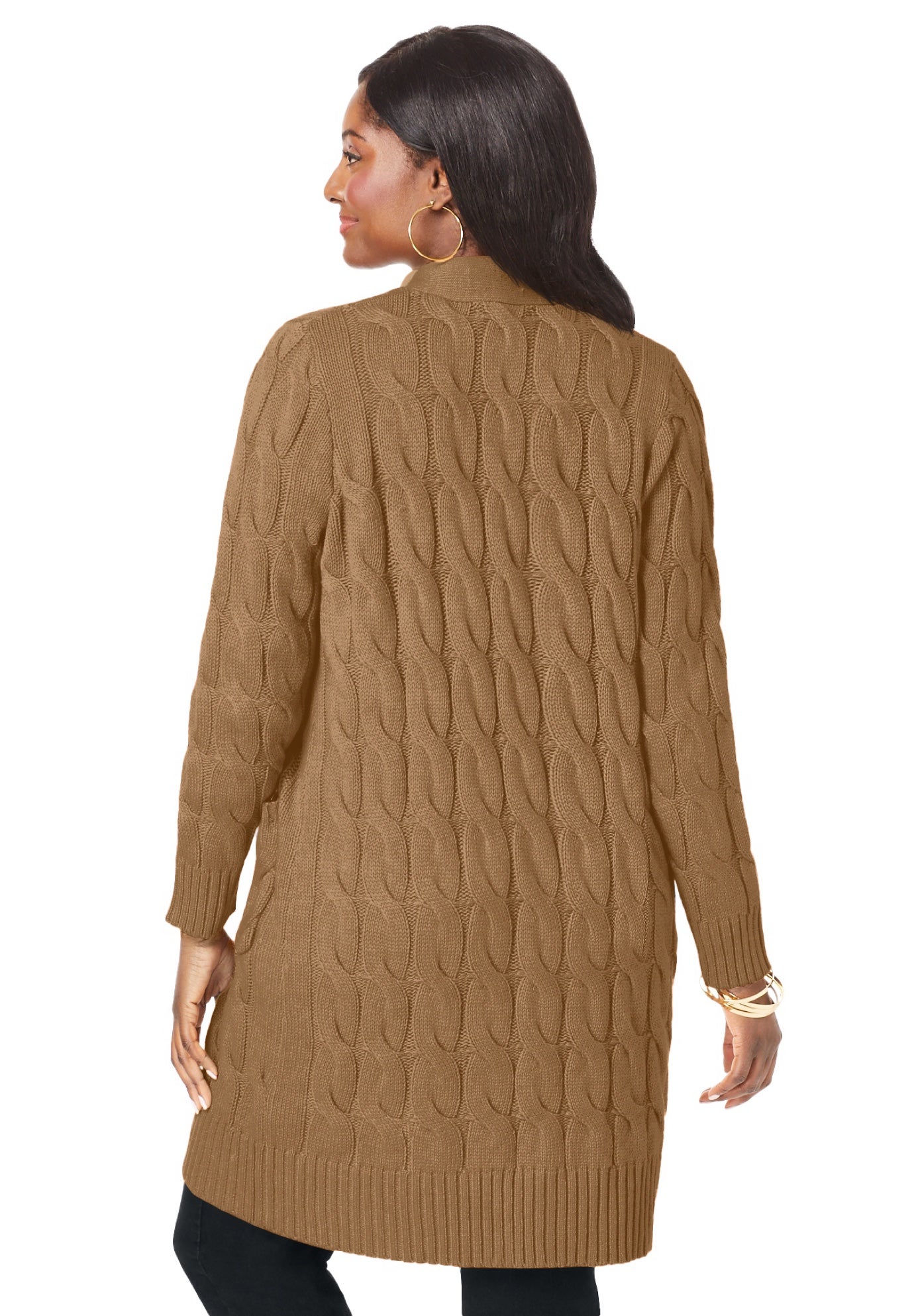 Cable Duster Sweater image number 1