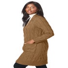 Cable Duster Sweater image number null