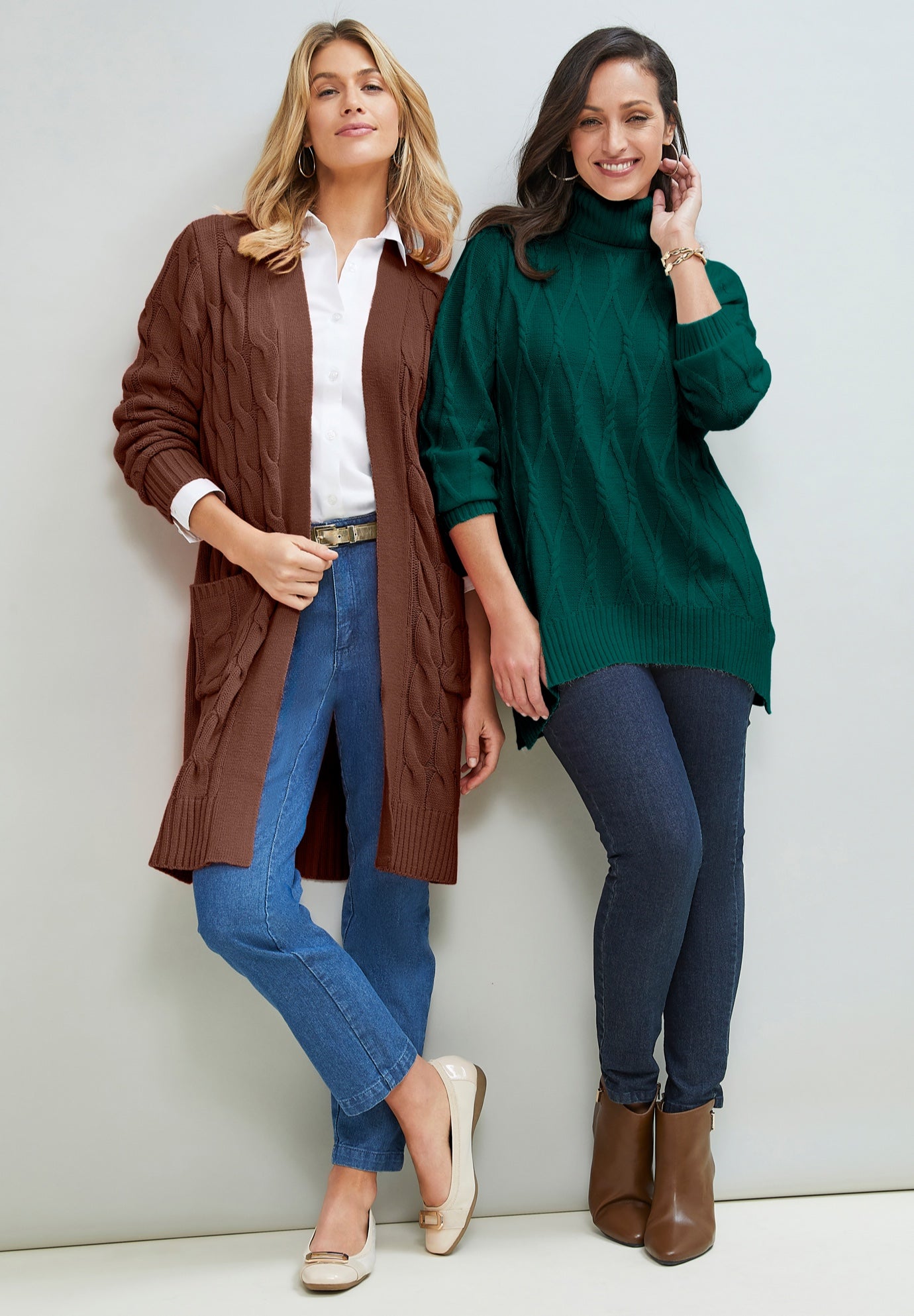 Cable Duster Sweater image number 3