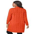 Cable Duster Sweater image number null
