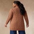 Cable Duster Sweater image number 1