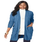 Cable Duster Sweater image number null