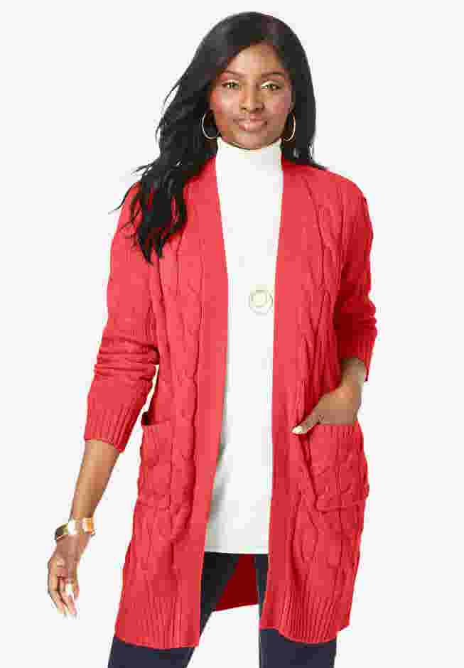 Cable Duster Sweater image number 0